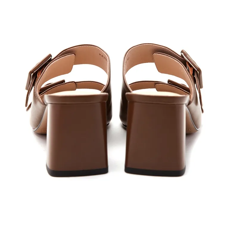 Satchi Stylish Sandal 7cm Women's Brown-4
