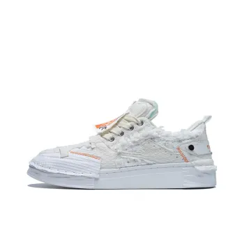 REVIVER LAB Series 045 Skateboard Shoes Unisex Low Top Milkshake White