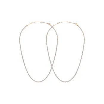 Daniel Wellington Alloy Starlight Tennis Necklace Unisex