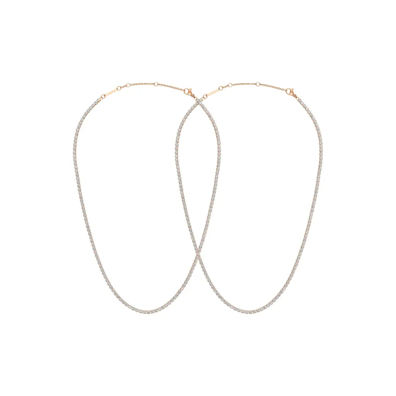 Daniel Wellington Alloy Starlight Tennis Necklace Unisex-1