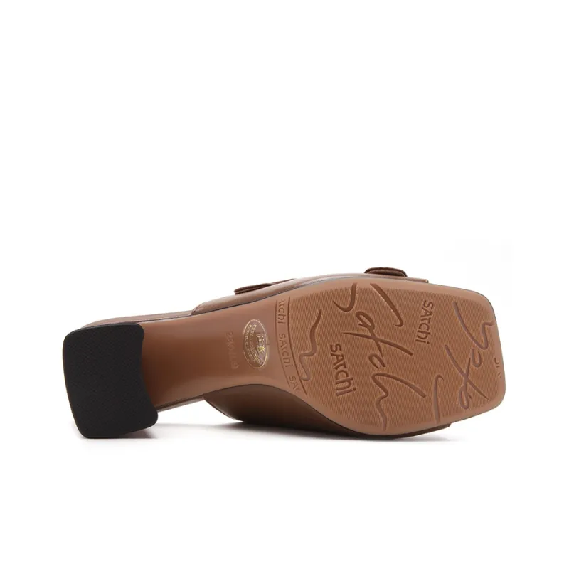 Satchi Stylish Sandal 7cm Women's Brown-5