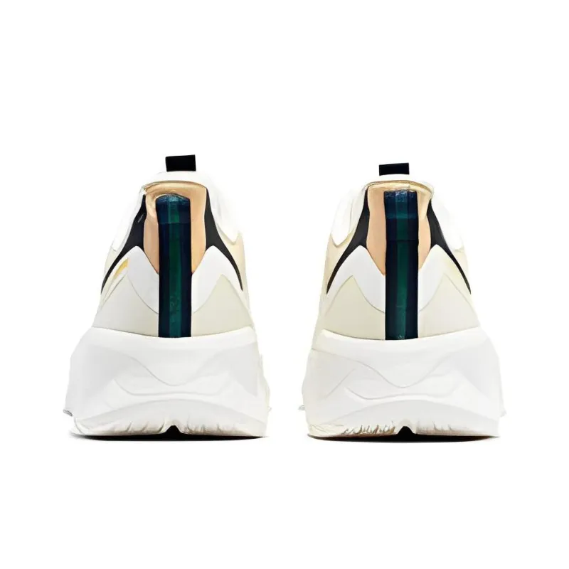 361° Mian Yun Slip Resistant, Abrasion Resistant, Breathable Low Top Running Shoes Men's White Orange Blue-3