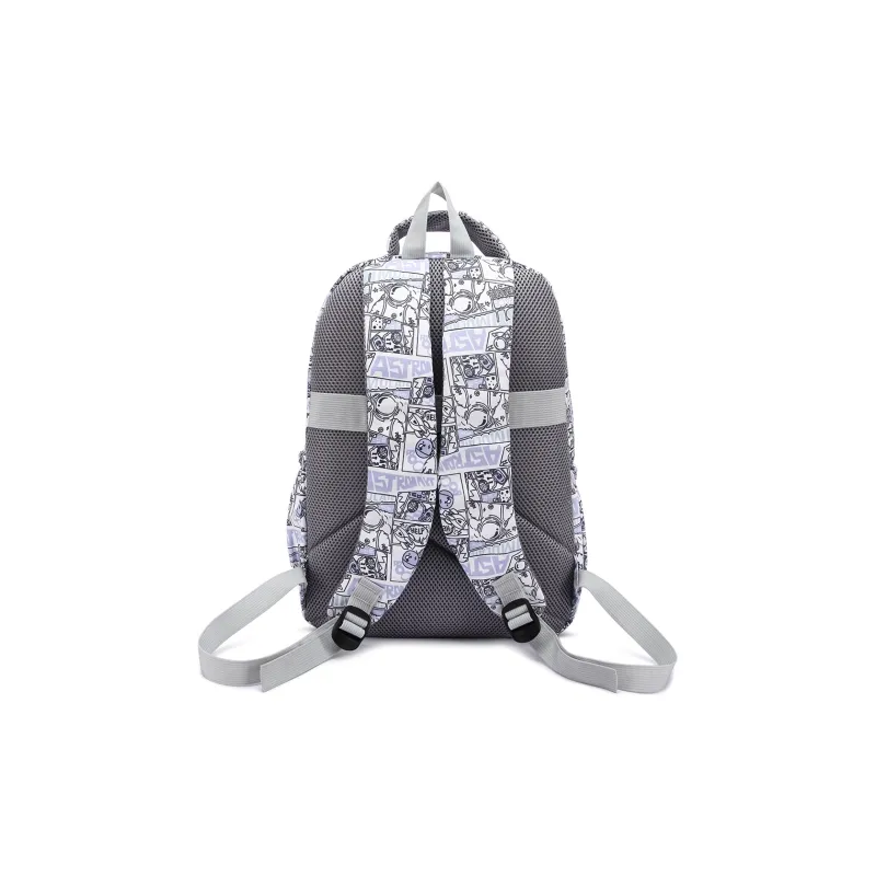 NOMK Nylon Canvas Portable Backpack Unisex Multicolor-16