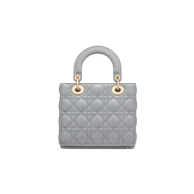 DIOR Lady DiorMy ABCDior Lambskin Shoulder Bag Crossbody Bag Handbag Small Size Women's Ethereal Gray-2