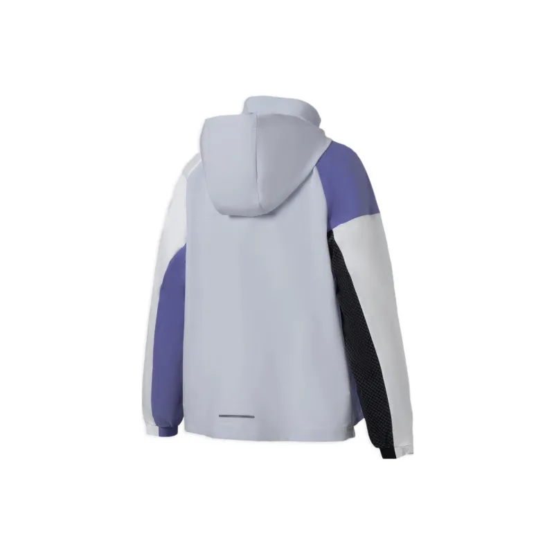 LINING Running Collection Trench Coats Women's Light Frost Blue-1