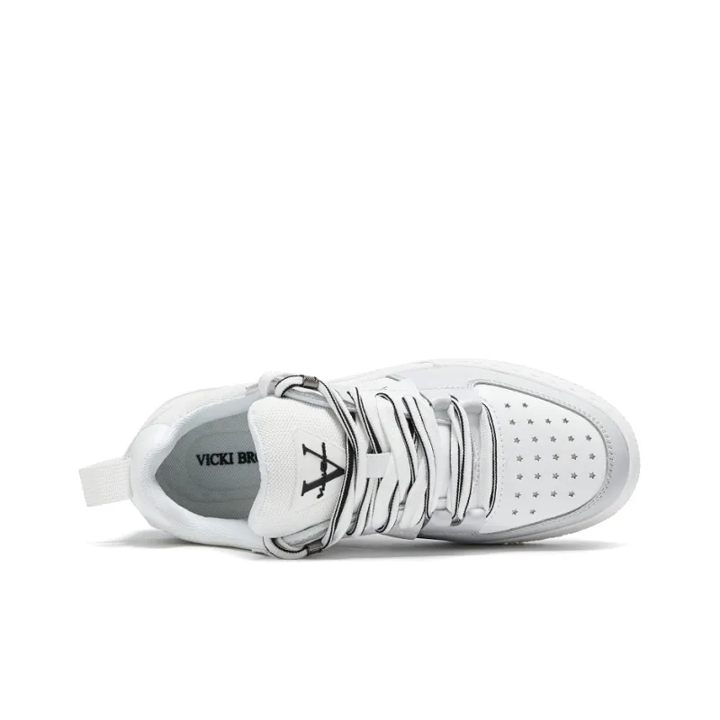 VICKI BROWN Jeans Stylish Skateboarding Shoes Unisex-32