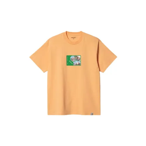 Carhartt WIP SS23 MARINA Series T-Shirts Men Saffron