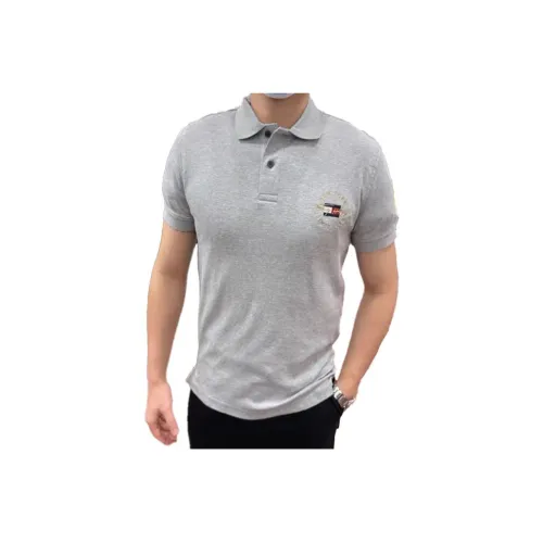 Tommy Hilfiger Polo Shirts Men Light Gray