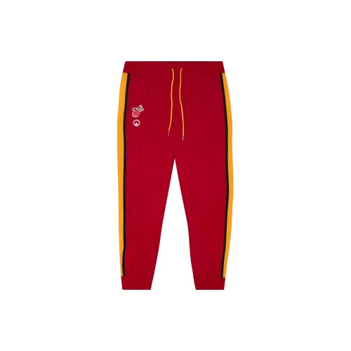 Mitchell Ness Knit Sweatpants Men Red