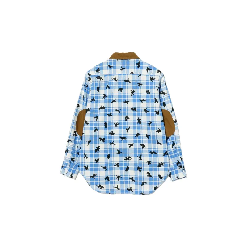 Beams Shirts Men Blue-1