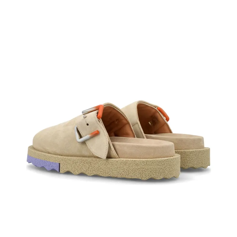 OFF WHITE Spongesole Clogs Beige Purple-3
