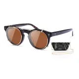 Tortoiseshell frame (hanging mirror Tea Brown)