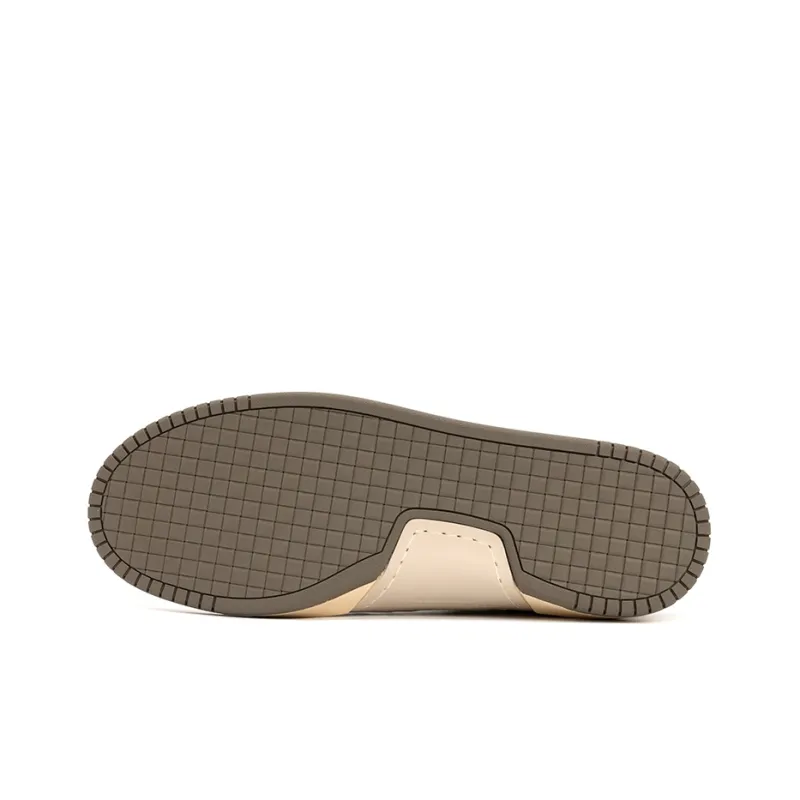 FOOT INDUSTRY Skateboard Shoes Unisex Low Top Ecru/Olive Green-4
