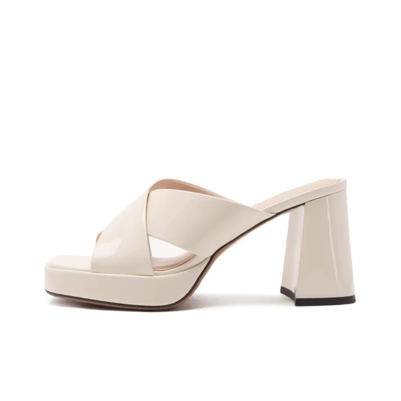 Satchi Stylish Sandal 9cm Women's White-0
