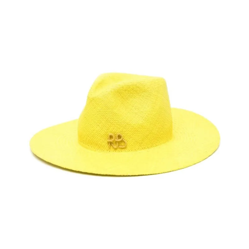 RUSLAN BAGINSKIY Top Hats Women's Yellow-0