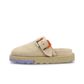 OFF WHITE Spongesole Clogs Beige Purple