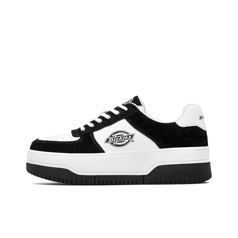 Dickies Low Top Skateboard Shoes Women's Black White-0
