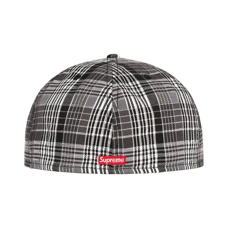 Supreme Metallic Plaid S Logo New Era Hat-8