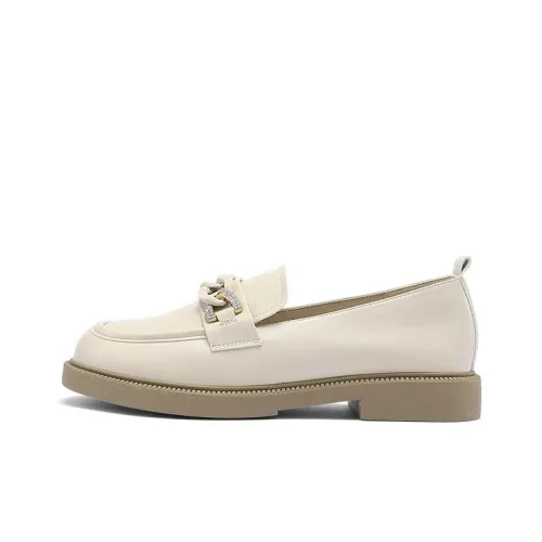 DAPHNE Platform Shoes Women's White