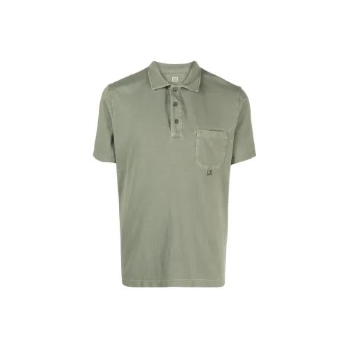 C.P.Company Polo Shirts Men Olive Green