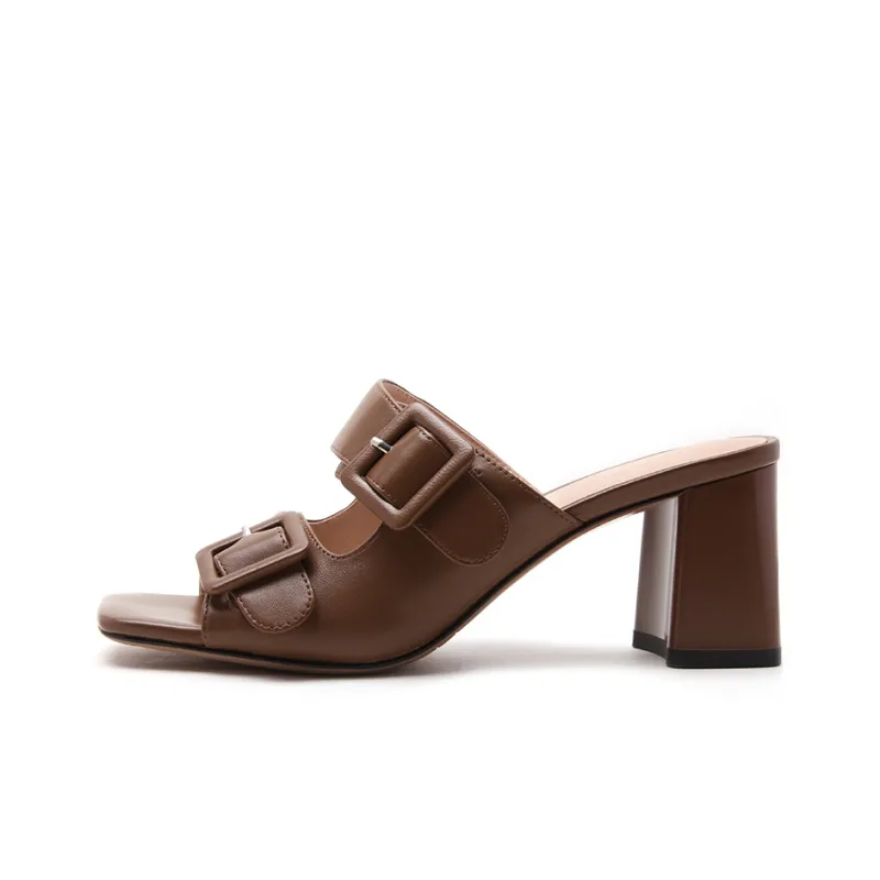 Satchi Stylish Sandal 7cm Women's Brown-0