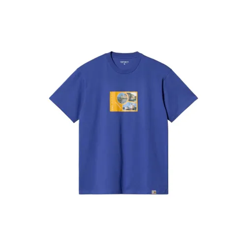 Carhartt WIP SS23 MARINA Series T-Shirts Men Blue