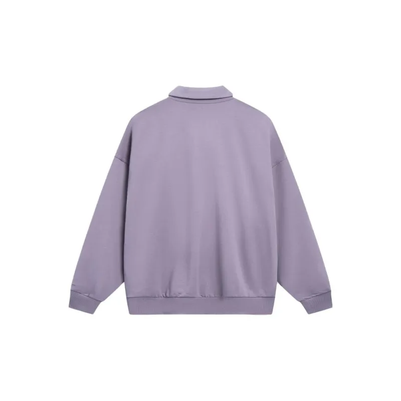 LINING Skateboard Sweatshirts Unisex Smoky Gray Mauve-1