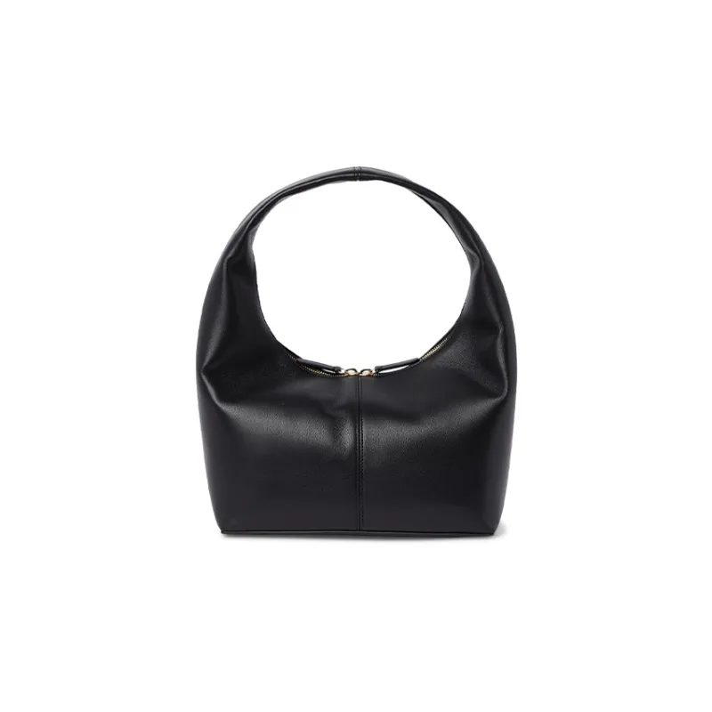 FRENZLAUER Leather One Shoulder Handbags Medium Size Women's Black-0