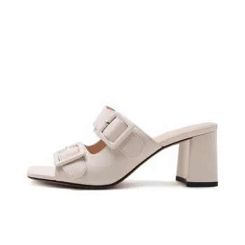 Satchi Stylish Sandal 7cm Women's Ecru