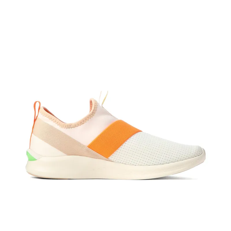 PUMA Lqd Flash Anti-Slip Wear-Resistant Low-Top Casual Running Shoes Unisex White Orange Yellow-1
