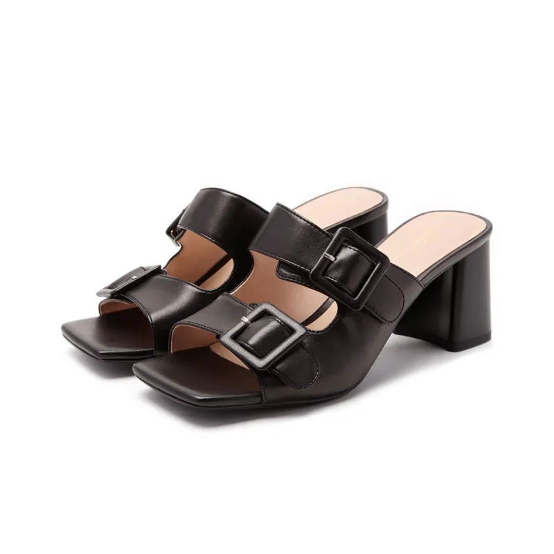 Satchi Stylish Sandal 7cm Women's Black-2