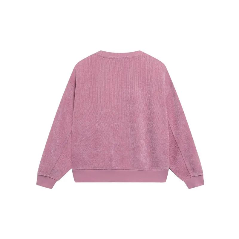 LiNing Sports Life Collection Sweatshirt Women's Light Rose Red-1