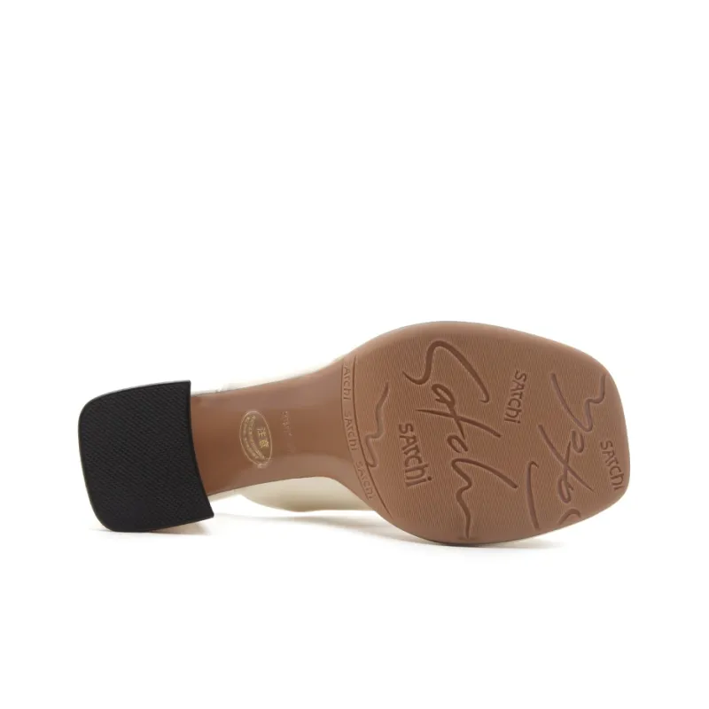 Satchi Stylish Sandal 9cm Women's White-5