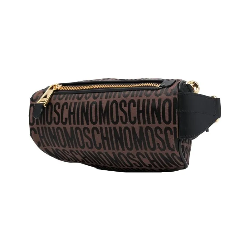 MOSCHINO Jacquard-logo Motif Belt Bag-1