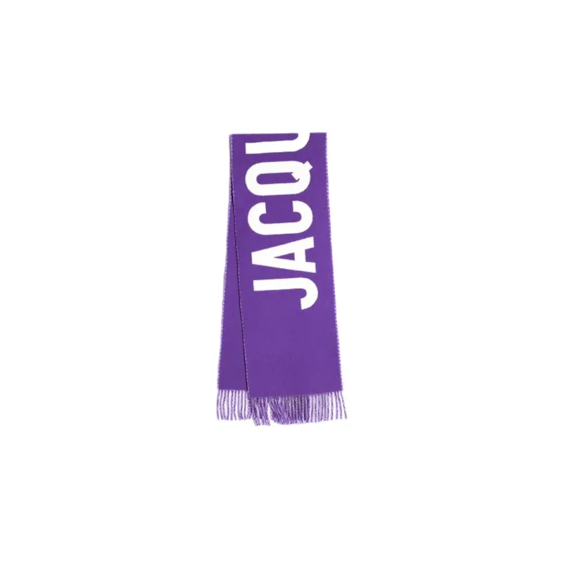 Jacquemus Knit Scarves Men Purple-0