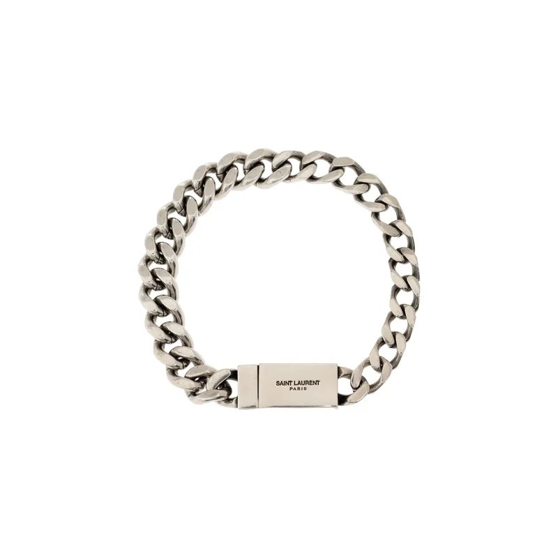 SAINT LAURENT Curb Chain Bracelet-0