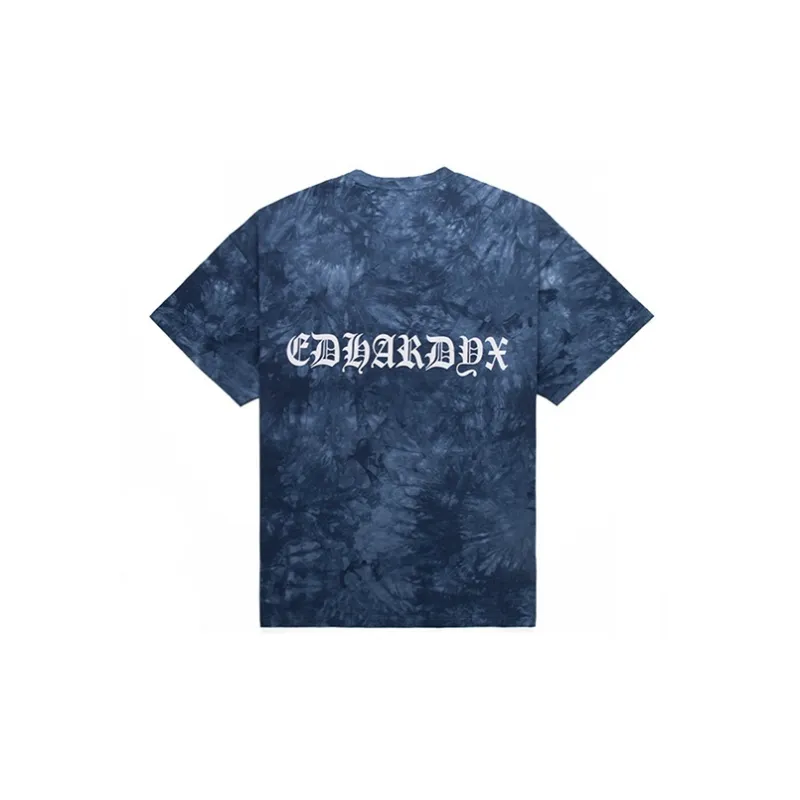 ED HARDY X T Shirts Unisex Blue-1