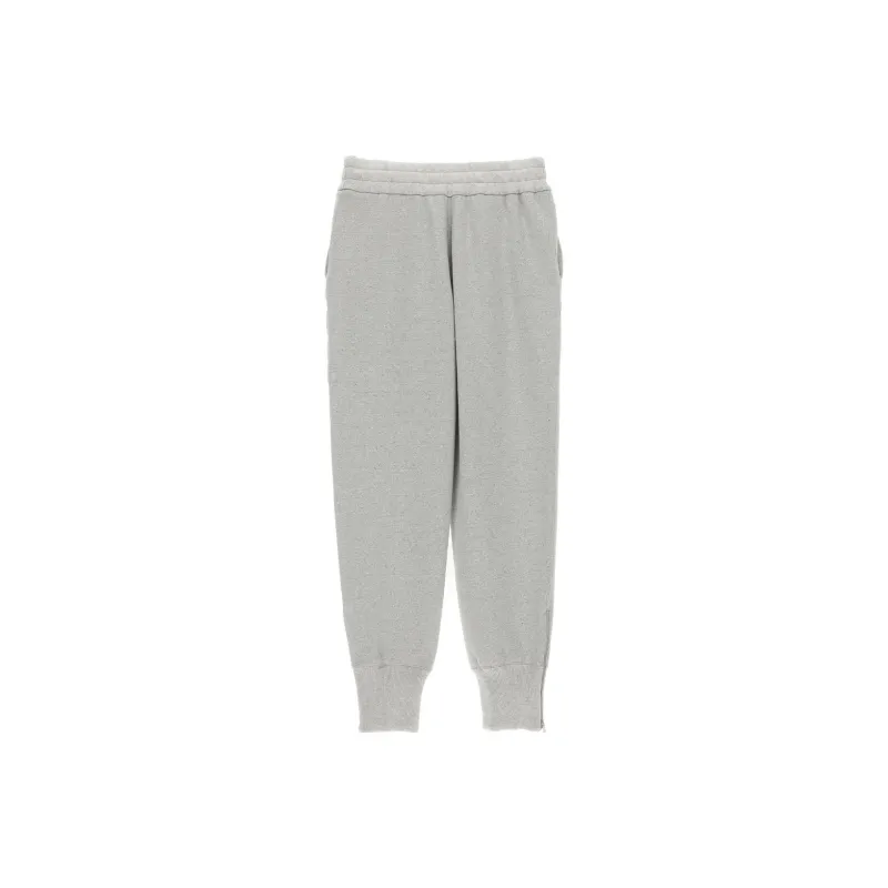 JIL SANDER Knitted Sweatpants Men Gray-1