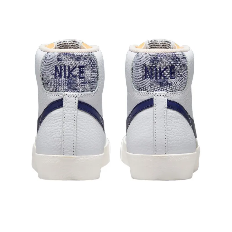 Nike Blazer Mid '77 White Midnight Navy Sail Gym Red-4