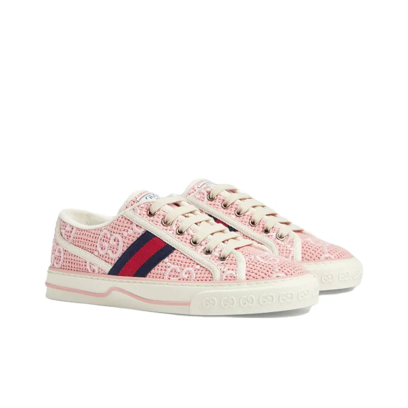 GUCCI Stylish Skateboarding Shoes Women's Pink-1
