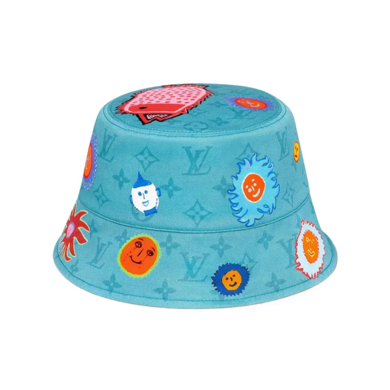 LOUIS VUITTON Lv X Yk Reversible Faces Bucket Hat-0