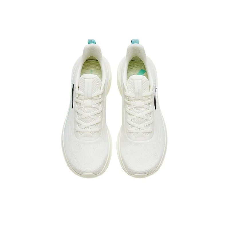 Anta Anti Slip Wear Resistant Low Top Running Shoes Men's White Green-2