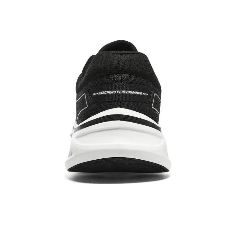 Skechers Go Run Glide Step Anti Slip Wear Resistant Low Top Running Shoes Men's Black White-2