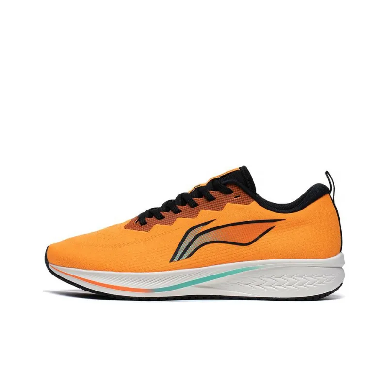 LiNing Red Hare 6 Slip Resistant, Abrasion Resistant, Lightweight Low Top Running Shoes Men's Orange-0