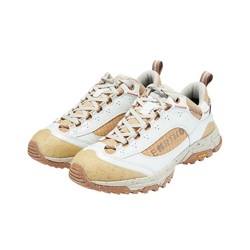 KOLON SPORT Move Earth Slip Resistant Water Resistant Coverage Low Top Trekking Shoes Unisex Beige Yellow-2