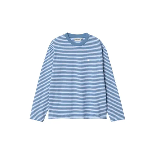 Carhartt WIP SS23 MARINA Series T-Shirts Women's Blue