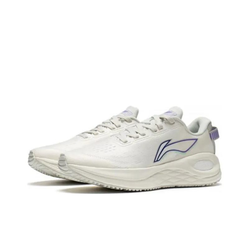 LiNing Furious Rider 6.0 Essential Anti Slip Wear Resistant Low Top Running Shoes Men's White-2