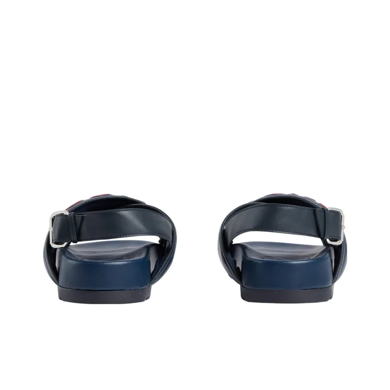 GUCCI Crossover Sandal 'Blue Red'-3