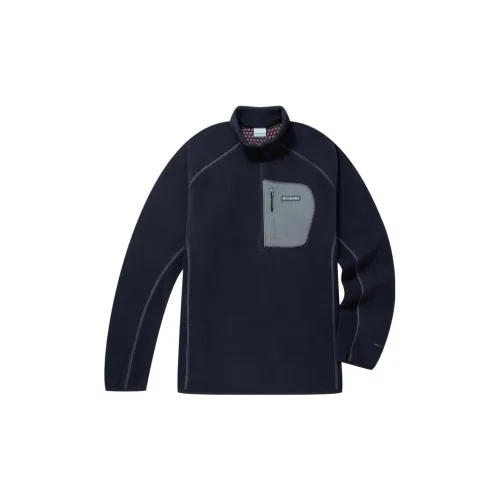 Columbia Outdoor Tracks Sweatshirts Men Navy Blue