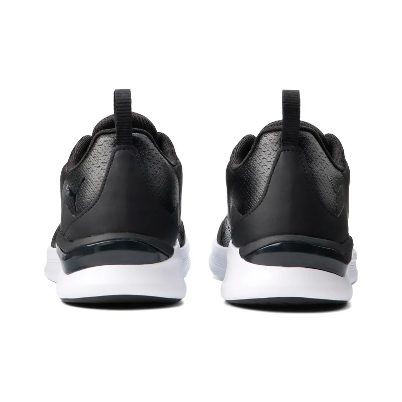 PUMA Lqd Flash Anti Slip Wear Resistant Low Top Running Shoes Men's Black White-3